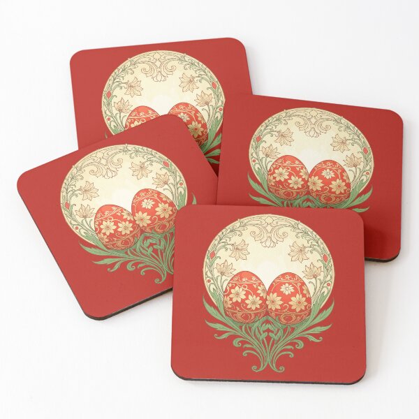 Item preview, Spring Renewal Eggs Art Nouveau Persian Design designed and sold by taiche.