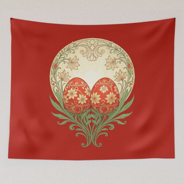 Item preview, Spring Renewal Eggs Art Nouveau Persian Design designed and sold by taiche.