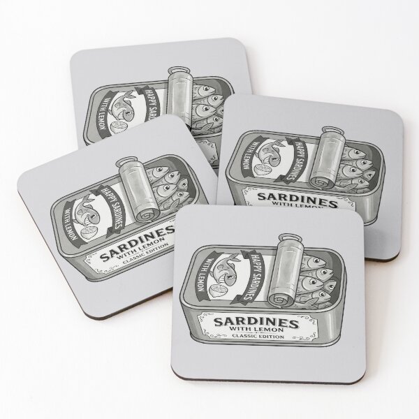 Item preview, Vintage Happy Sardines With Lemon Tin designed and sold by capricedefille.