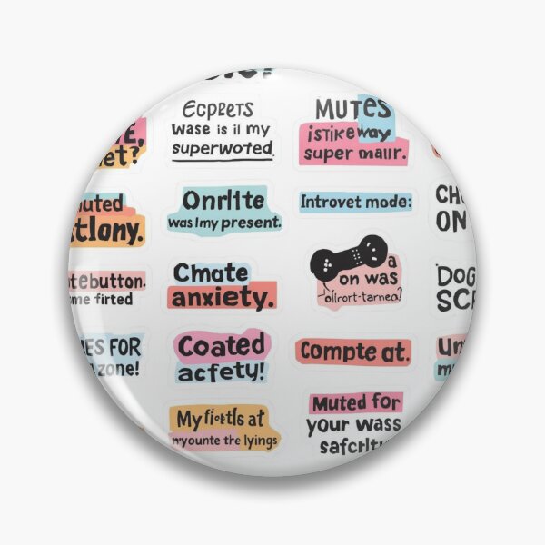 Item preview, WFH Meeting Chaos: Mute/Unmute Stickers designed and sold by CreativesByNoor.