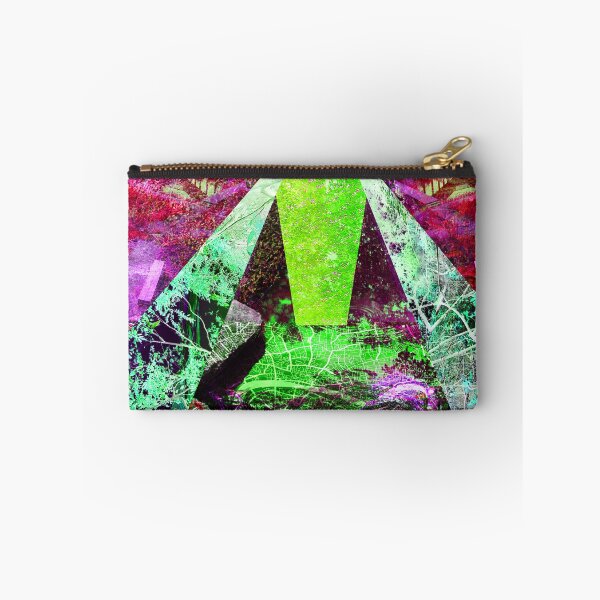 Item preview, wetland city ecopop collage landscape architectural wallpaper designed and sold by jorgelebeau.