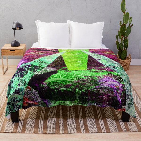 Item preview, wetland city ecopop collage landscape architectural wallpaper designed and sold by jorgelebeau.