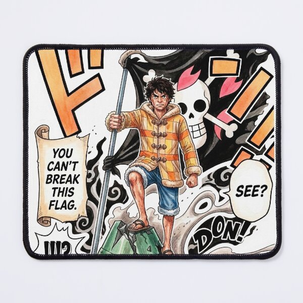 Item preview, Luffy - Unbreakable Pirate Flag (Live Action Style) designed and sold by CrowStormCreative.