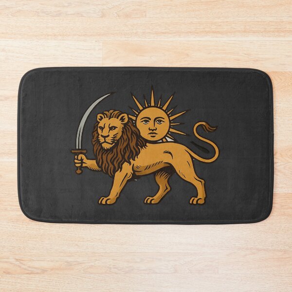 Item preview, lion and sun emblem of persia designed and sold by NCNGDESIGN.