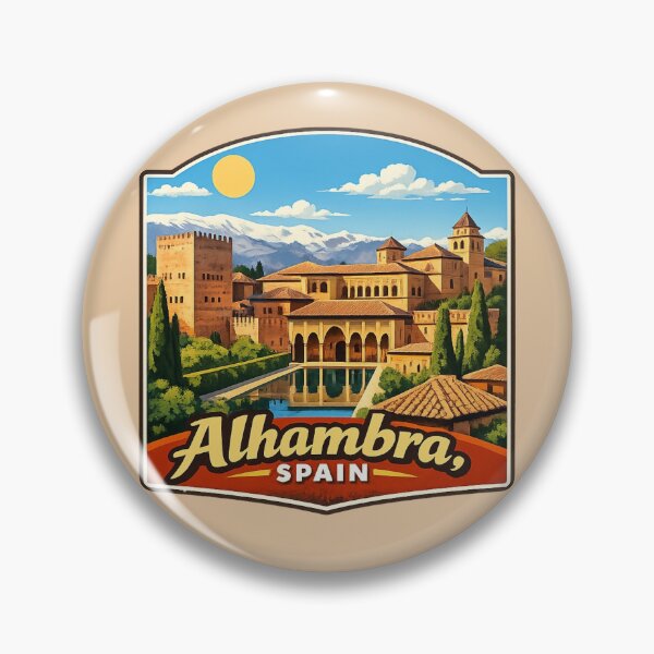 Item preview, Alhambra Palace Granada Spain designed and sold by Myra365Art.