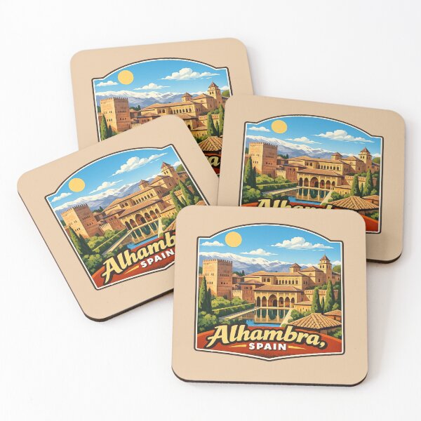 Item preview, Alhambra Palace Granada Spain designed and sold by Myra365Art.