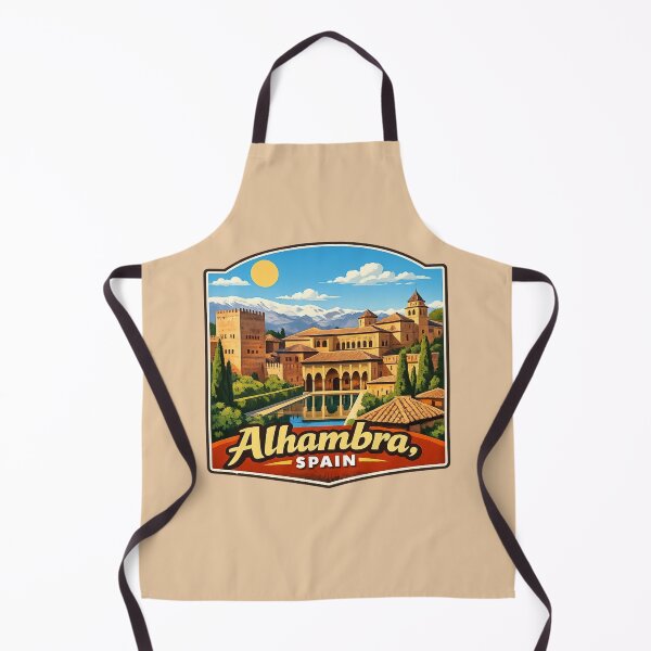 Item preview, Alhambra Palace Granada Spain designed and sold by Myra365Art.