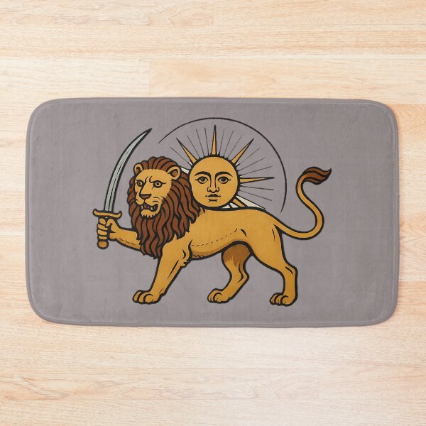 Item preview, lion and sun emblem of persia designed and sold by NRSROTE.