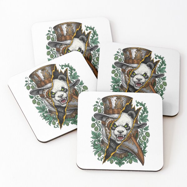 Item preview, Panda wearing the Plague Doctor's mask designed and sold by krabbaraban.