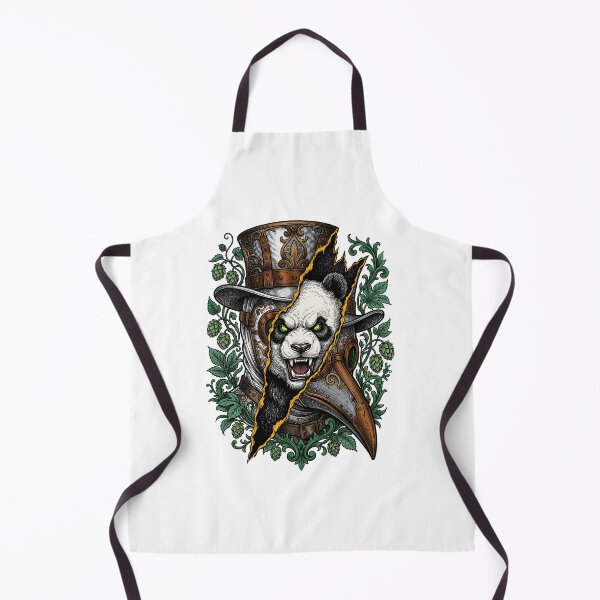 Item preview, Panda wearing the Plague Doctor's mask designed and sold by krabbaraban.