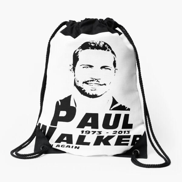 Paul Walker Drawstring Bag