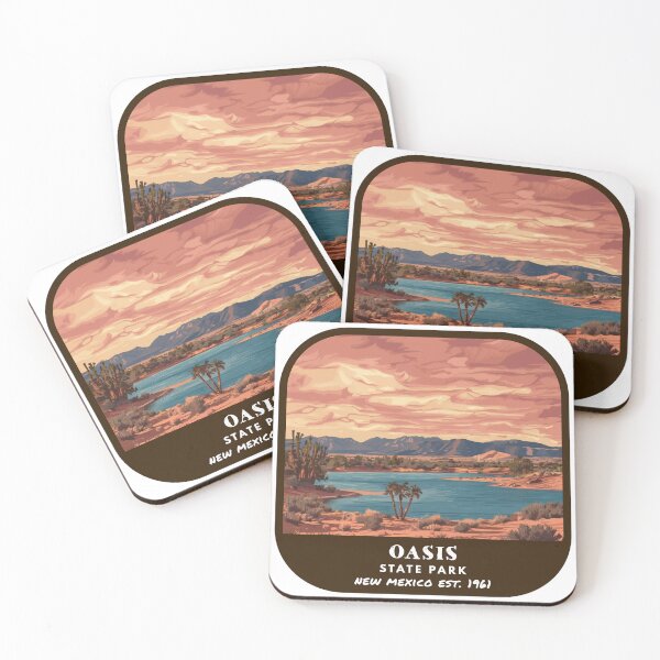 Item preview, Vintage Oasis State Park (New Mexico) designed and sold by RabbitK.
