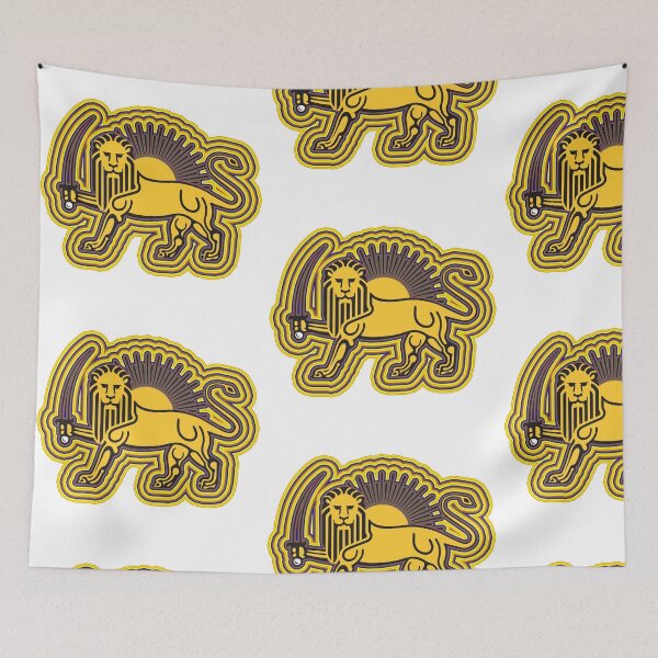 Item preview, Radiant Free Iran Lion Emblem designed and sold by JashJhaveri.