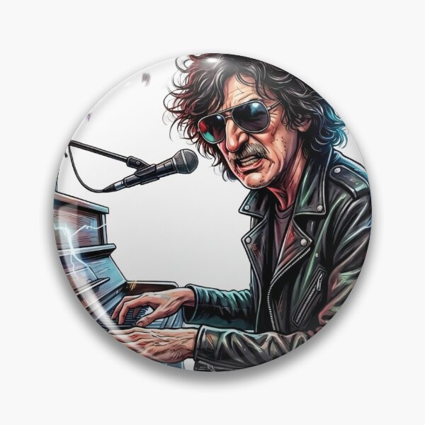 Item preview, Charly Garcia Piano Legend Artistic Illustration designed and sold by Casladiseños.