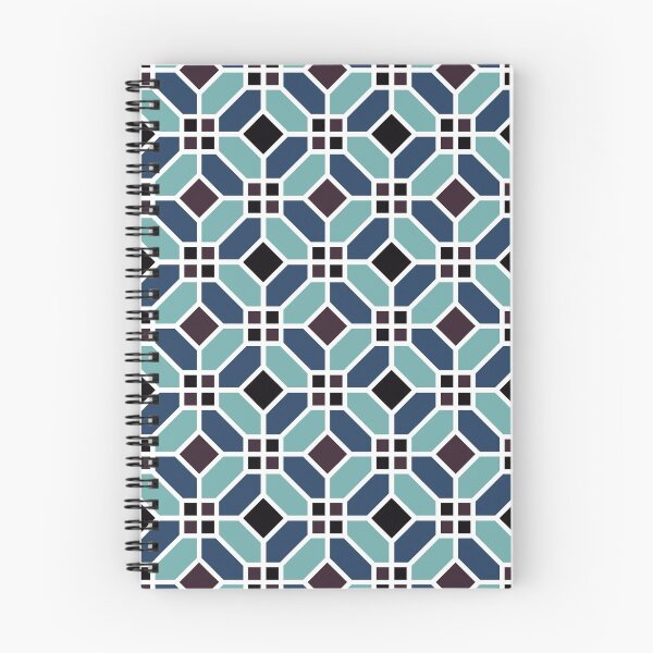 Item preview, Geometric Pattern: Art Deco Tile: Midnight designed and sold by Red Wolf.