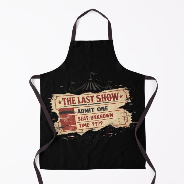 Item preview, The Last Show Circus Ticket Creepy Circus Retro Horror designed and sold by SplashTastic.