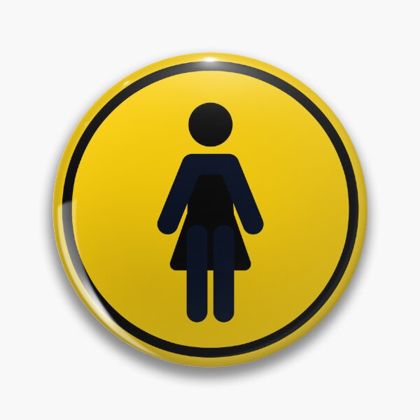 Item preview, Yellow Female Symbol Icon - Sign Art  designed and sold by stickerorange.