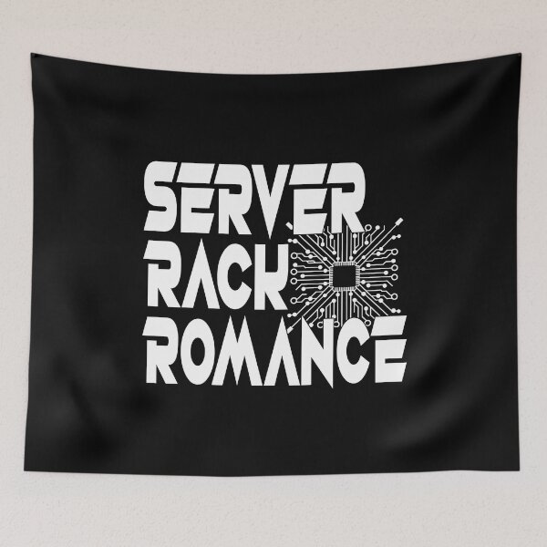Item preview, Server Rack Romance - Funny IT Sysadmin Data Center AI Lovers Nerdy Relationship Nerd Valentine Nerd Lovers designed and sold by Jt41.