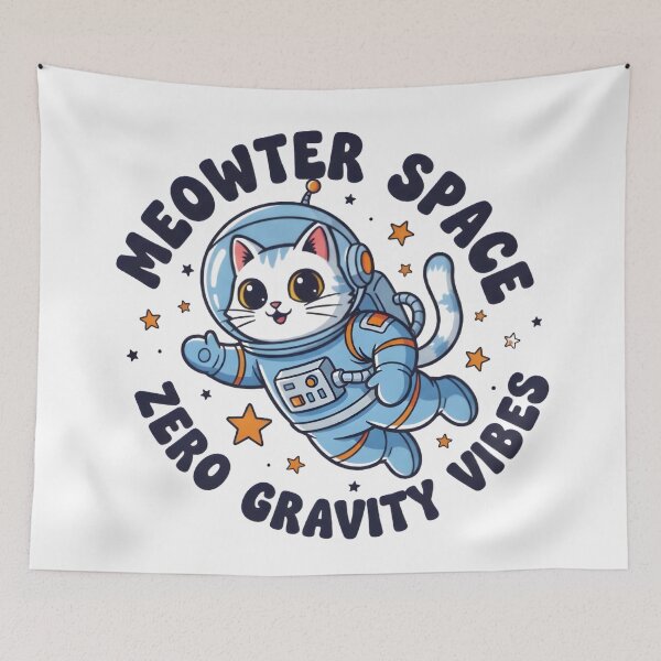Item preview, Meowter Space Cat designed and sold by KrisGraphic45.