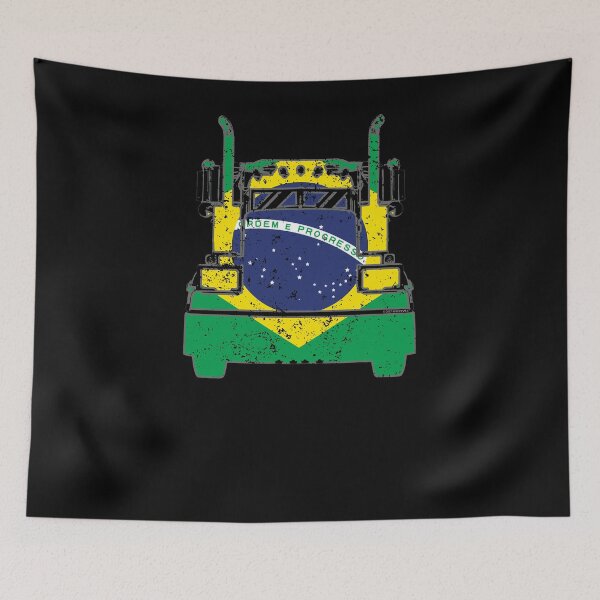 Item preview, Brazilian Trucker Shirt Brazil Flag Trucker Dad Shirt designed and sold by shoppzee.