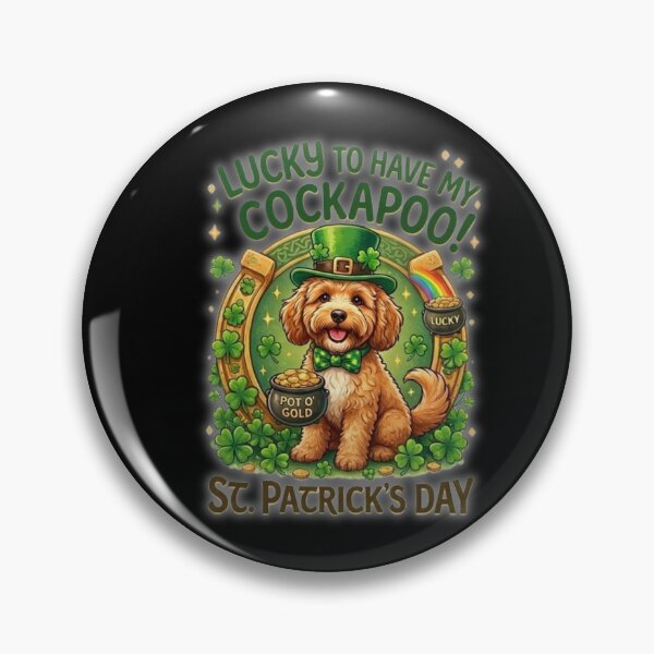 Item preview, Lucky to Have My Cockapoo - St. Patrick's Day designed and sold by RNTStudio.