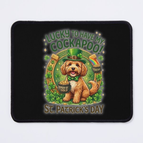 Item preview, Lucky to Have My Cockapoo - St. Patrick's Day designed and sold by RNTStudio.
