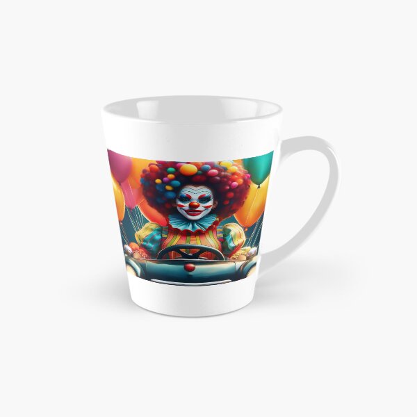Item preview, Colorful Circus Clown Driving Car – Carnival Party Aesthetic Art designed and sold by Luvahawb.