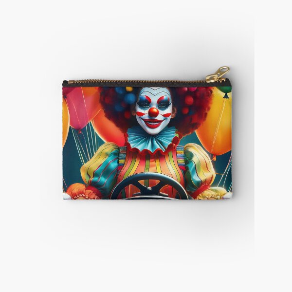Item preview, Colorful Circus Clown Driving Car – Carnival Party Aesthetic Art designed and sold by Luvahawb.