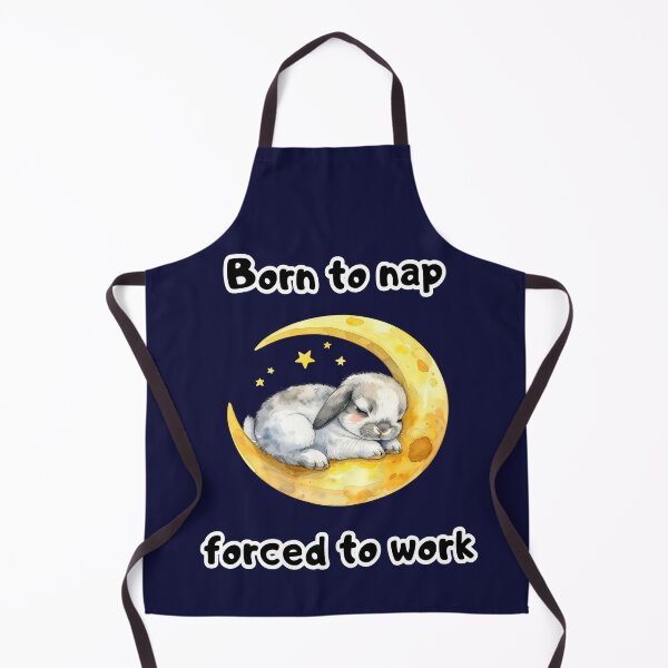 Item preview, Born for a nap, forced to work, rabbit designed and sold by LiskoDesign.
