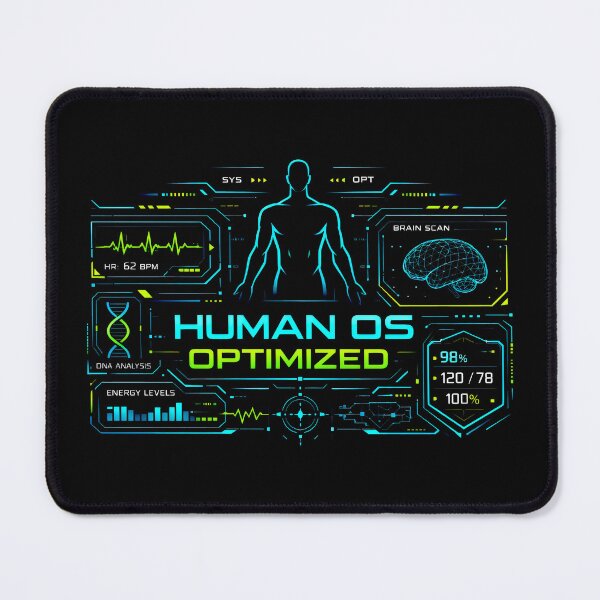 Item preview, Human OS Optimized Biohacking Cyberpunk Interface designed and sold by SplashTastic.