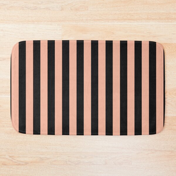 Item preview, Striped Black And Peach Pattern designed and sold by pattern-archive.