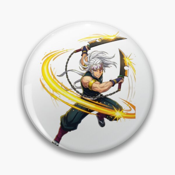 Item preview, Flashy Dual Blade Ninja with Golden Energy – Anime Sound Warrior Aesthetic designed and sold by Dyan4.