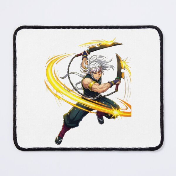 Item preview, Flashy Dual Blade Ninja with Golden Energy – Anime Sound Warrior Aesthetic designed and sold by Dyan4.