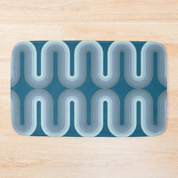 Item preview, Retro Mid Century Modern - Blue gradient designed and sold by JMgraphic.