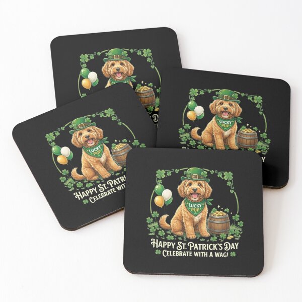 Item preview, Lucky Cockapoo St. Patrick's Day - Celebrate With A Wag designed and sold by RNTStudio.