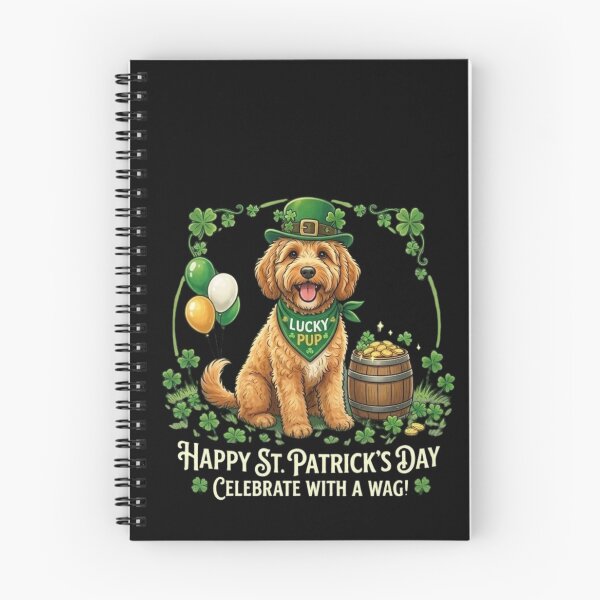 Item preview, Lucky Cockapoo St. Patrick's Day - Celebrate With A Wag designed and sold by RNTStudio.