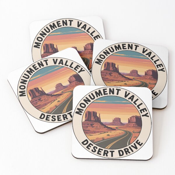 Item preview, Monument Valley Desert Drive Travel Sticker – Arizona Utah Southwest Road Trip Landscape designed and sold by pod24.