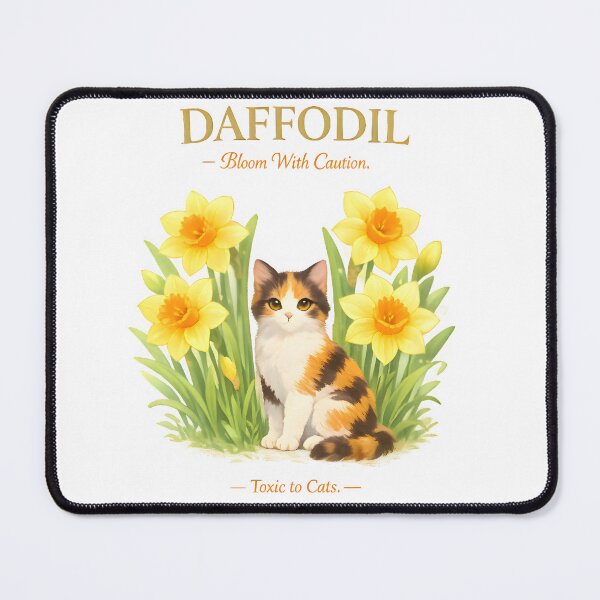 Item preview, Daffodil – Bloom With Caution | Toxic Plants for Cats Veterinary Awareness Design designed and sold by Bettybee00.