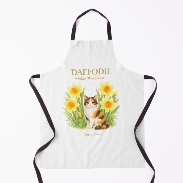 Item preview, Daffodil – Bloom With Caution | Toxic Plants for Cats Veterinary Awareness Design designed and sold by Bettybee00.
