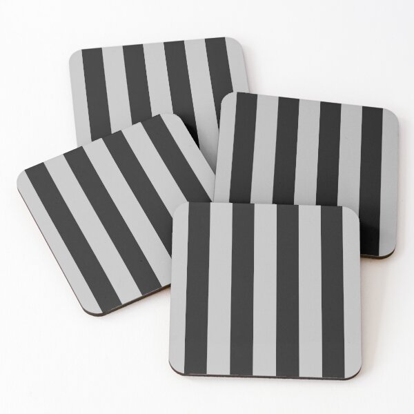 Item preview, Striped Black And Silver Pattern designed and sold by pattern-archive.