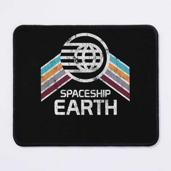 Item preview, Spaceship Earth Logo in Distressed Style designed and sold by m0thmin.