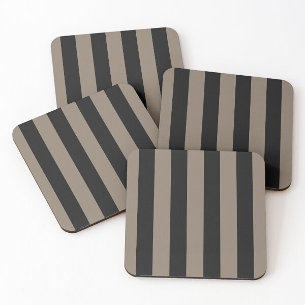 Item preview, Striped Black And Taupe Pattern designed and sold by pattern-archive.