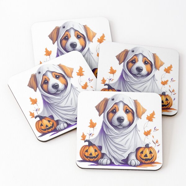 Item preview, Spooky Cute Halloween Puppy Ghost designed and sold by KrisGraphic45.
