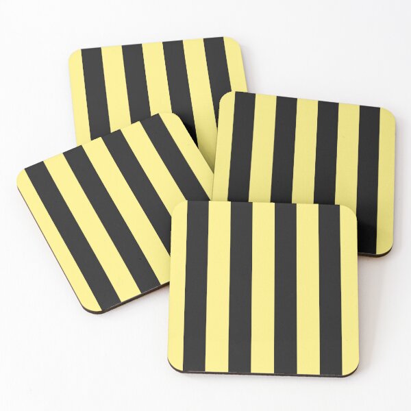 Item preview, Striped Black And Yellow Pattern designed and sold by pattern-archive.