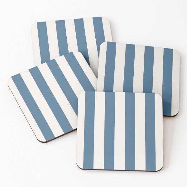 Item preview, Striped Blue And Cream Pattern designed and sold by pattern-archive.