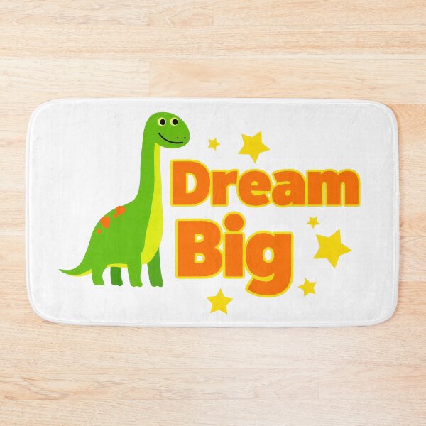 Item preview, Friendly Long Neck Dinosaur Dream Big Illustration designed and sold by Fábulas y Enseñanzas.