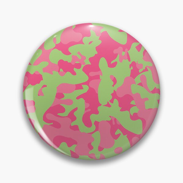 Artikelvorschau, Camouflage-Muster in Blütenrosa und Grasgrün entworfen und verkauft von Daniel Bevis Design.