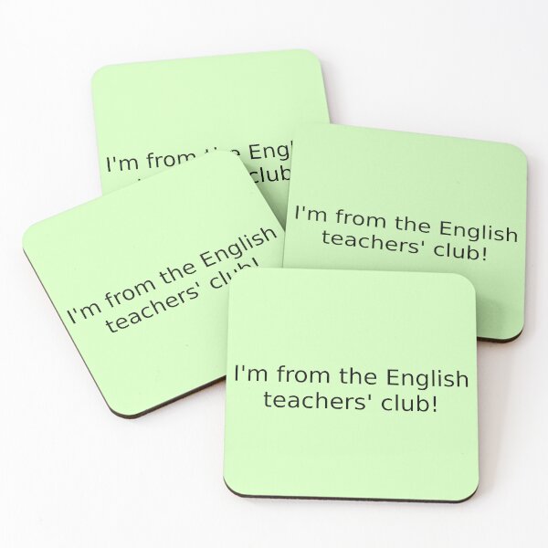Item preview, I'm from the English teachers' club! designed and sold by English Learning.