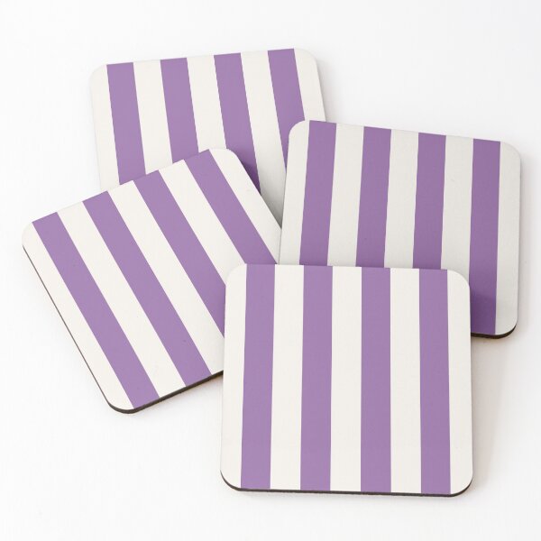 Item preview, Striped Purple And Cream Pattern designed and sold by pattern-archive.