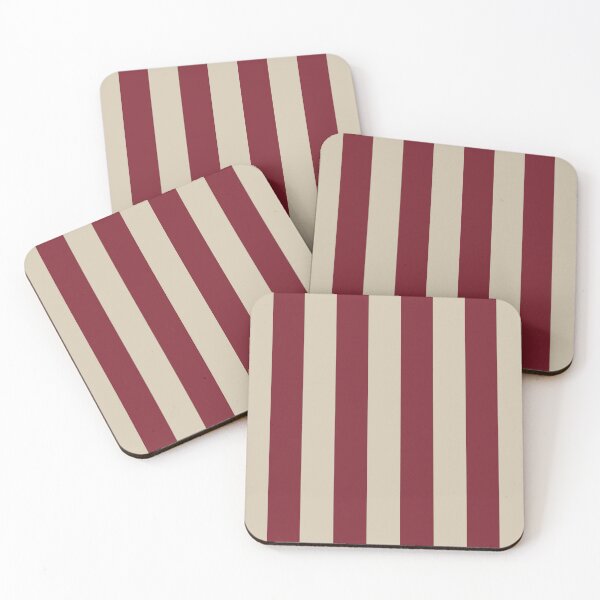 Item preview, Striped Red And Beige Pattern designed and sold by pattern-archive.